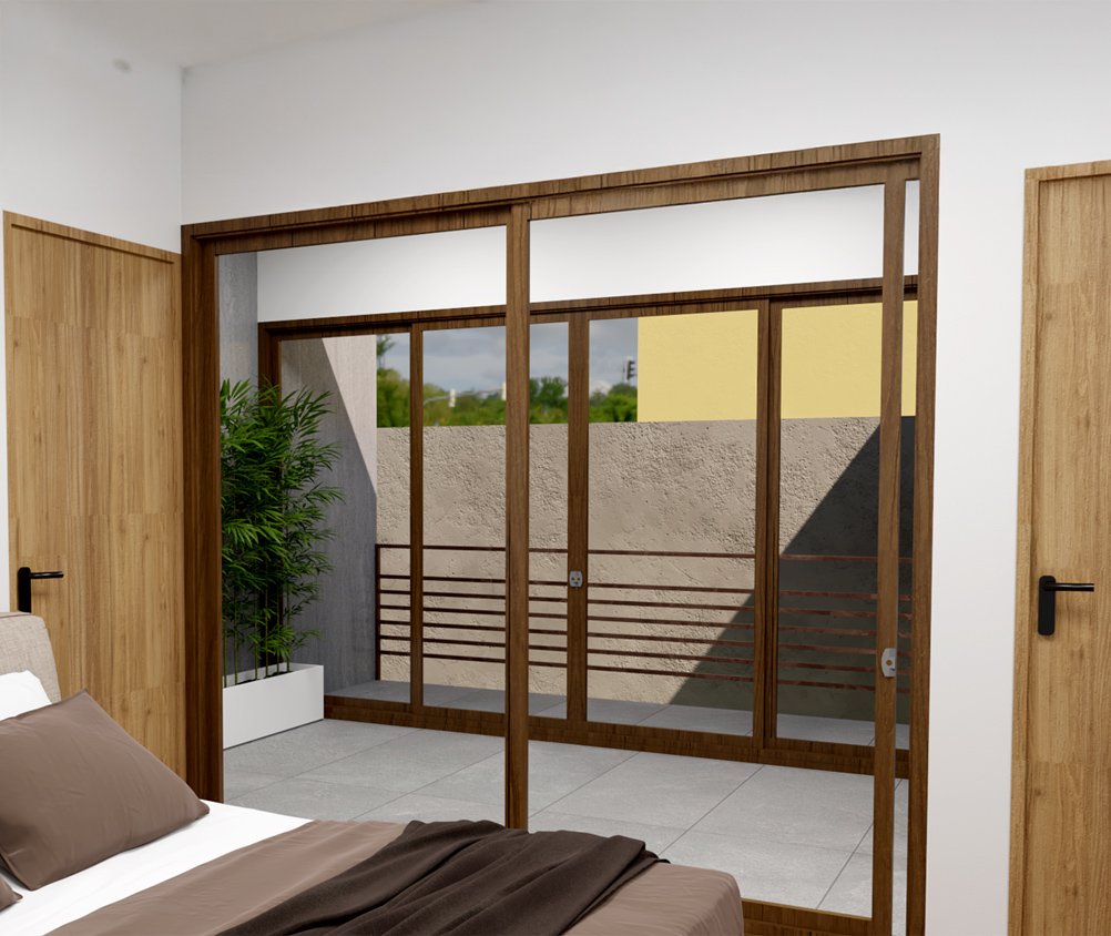 Recámara Principal Depto. 101 y 201 Recámara Principal Depto. 101 y 201