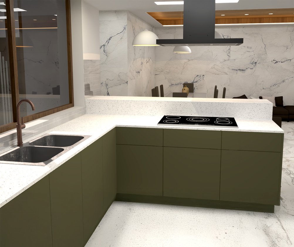 Cocina-Comedor Depto. 301 y 401 Cocina-Comedor Depto. 301 y 401